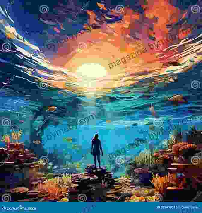 A Breathtaking Illustration Of The Underwater World From The Graphic Novel, Showcasing Vibrant Coral Reefs And Exotic Sea Creatures The Girl From The Sea: A Graphic Novel