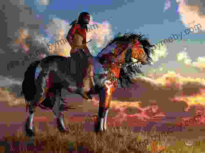 A Captivating Cover Depicting A Native American Warrior Riding A Majestic Horse Amidst A Flowing River The Indians Or The River