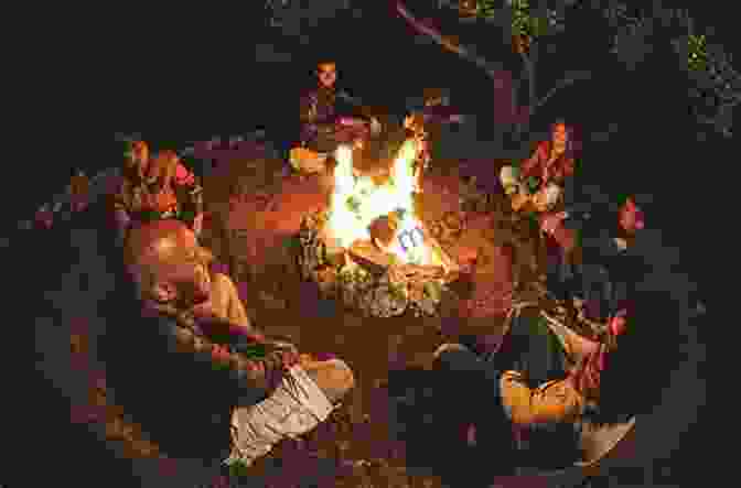 A Group Of Apache People Gathered Around A Campfire, Sharing Stories And Laughter. Chatto S Promise: An Apache Saga