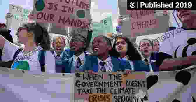 A Group Of Children Protesting Against Pollution, Demonstrating Their Determination To Make A Positive Environmental Impact Influencing Children To Become World Changers