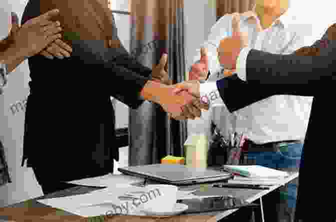 A Group Of People Shaking Hands After Successfully Closing A Negotiation The Adventures Of Herbie Cohen: World S Greatest Negotiator