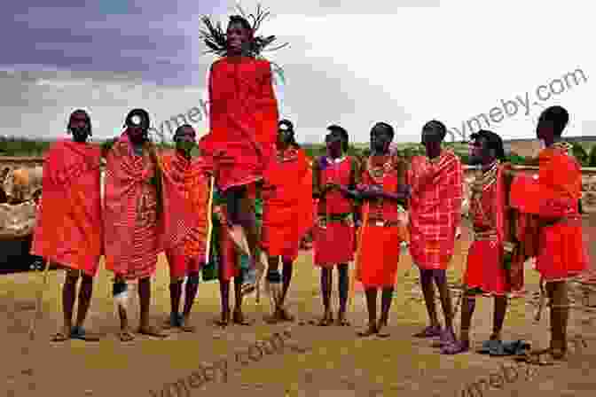 A Maasai Warrior Standing Tall In The African Savannah Footprints In The African Sand: My Life And Times