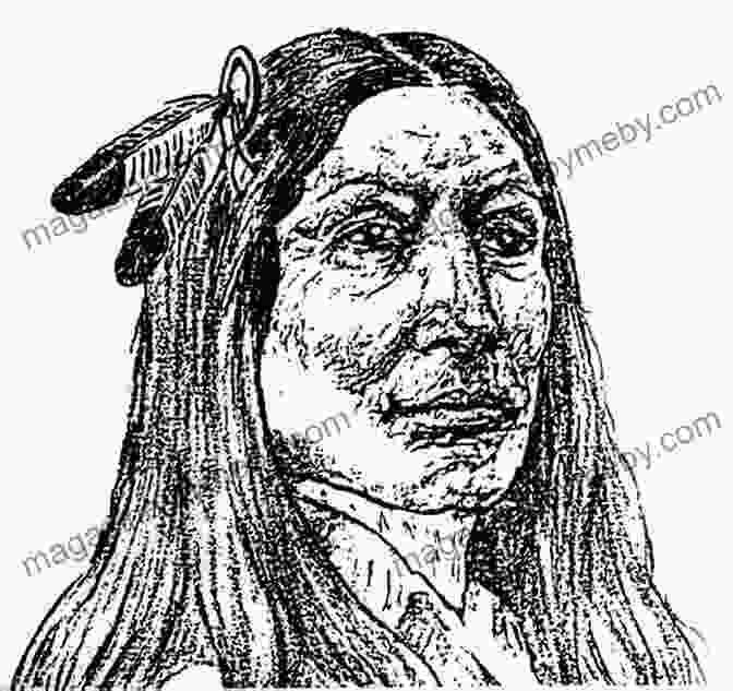 A Portrait Of Crazy Horse, A Lakota Warrior With Long Hair And Feathered Headdress The Journey Of Crazy Horse: A Lakota History