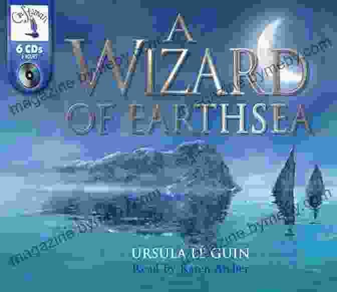 A Stunning Cover Of Ursula K. Le Guin's 'A Wizard Of Earthsea' Featuring A Young Wizard Standing On A Rocky Shore, Facing The Vast Expanse Of The Ocean, With Vibrant Colors And Intricate Details A Wizard Of Earthsea (The Earthsea Cycle 1)