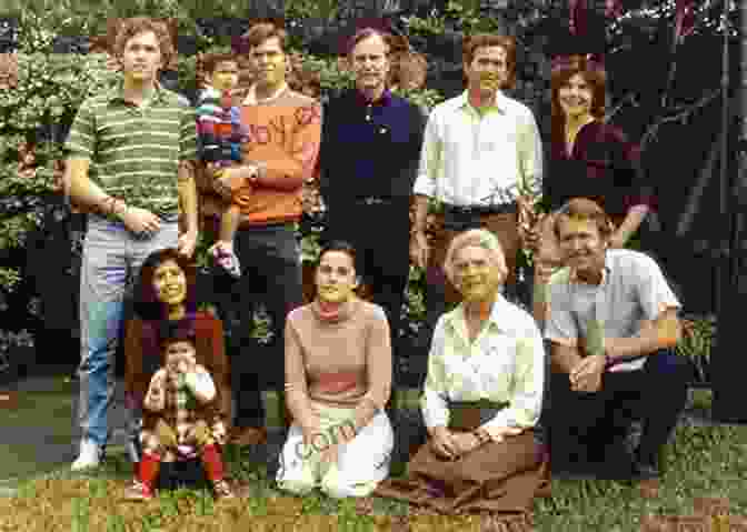 A Young George Herbert Walker Bush With His Family Destiny And Power: The American Odyssey Of George Herbert Walker Bush