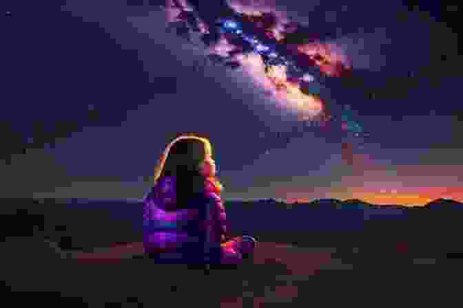 A Young Woman Looking Up At The Stars, Contemplating Her Purpose In Life Because You Are Here Joshua Muravchik