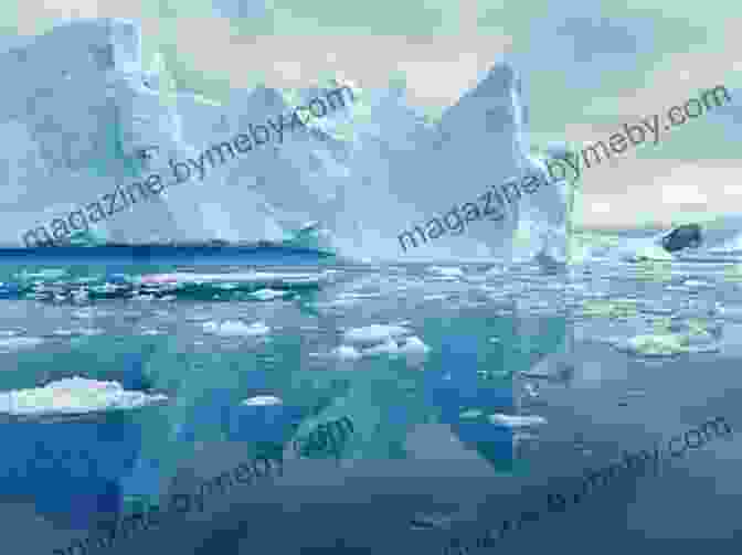 Arctic Landscape With Icebergs 44 Color Paintings Of Alexey Bogolyubov Russian Seascape Painter (March 16 1824 February 3 1896)