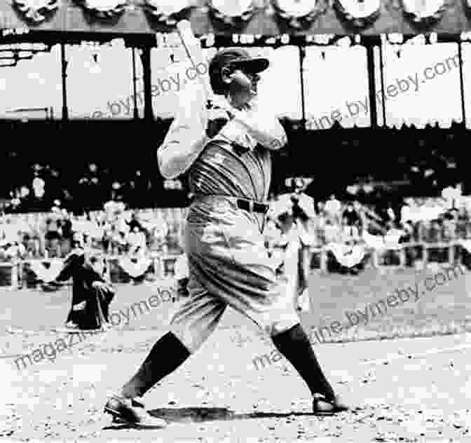 Babe Ruth, The Legendary New York Yankees Baseball Player, Swings For A Home Run During The 1920s. Sports In America 1920 To 1939 John Walters