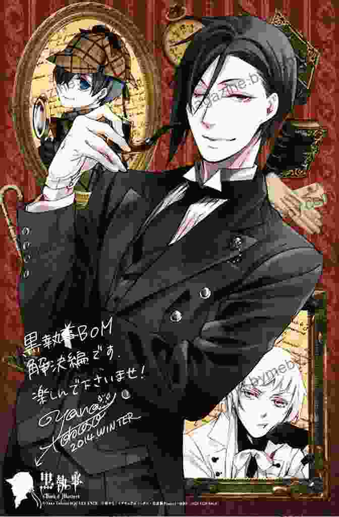 Black Butler Vol. 1 Cover Featuring Ciel Phantomhive And Sebastian Michaelis In A Victorian Era Setting Black Butler Vol 5 Yana Toboso