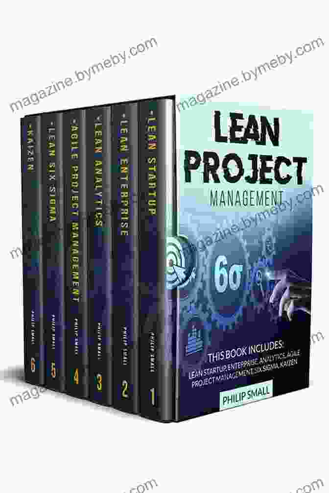 Book Cover Of 'Lean Startup Enterprise Analytics Agile Project Management Six Sigma Kaizen' Featuring A Data Dashboard, Agile Workflow, And Continuous Improvement Diagram Lean Project Management: This Includes: Lean Startup Enterprise Analytics Agile Project Management Six Sigma Kaizen