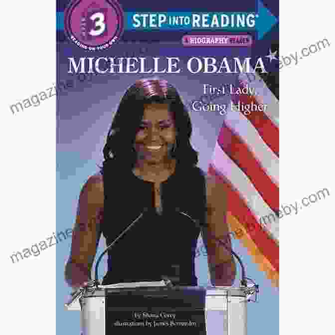 Cover Of The Book First Lady Going Higher Michelle Obama: First Lady Going Higher (Step Into Reading)