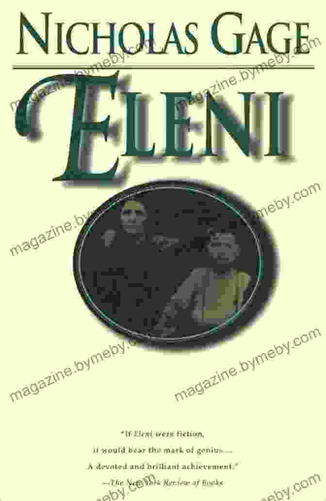 Eleni By Nicholas Gage Book Cover Eleni Nicholas Gage