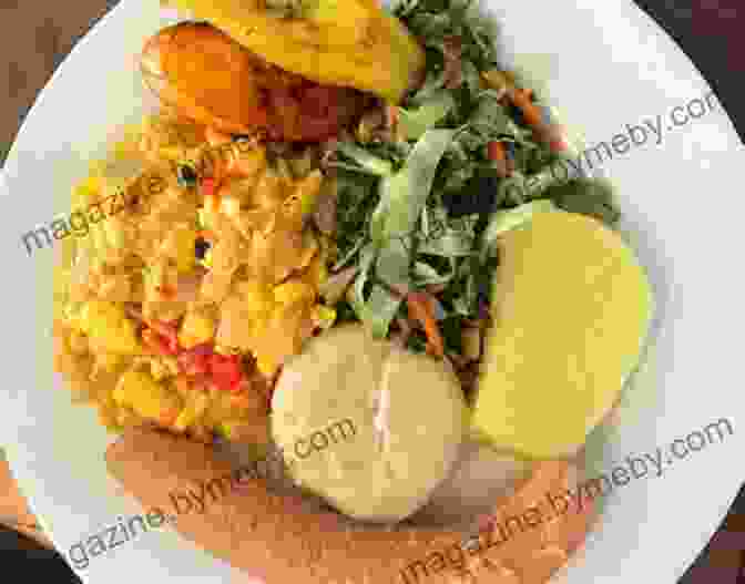 Healthy Jamaican Dish With Fresh Ingredients Jamaican Dinners: Healthy Nature Style Jamaican Common Meals