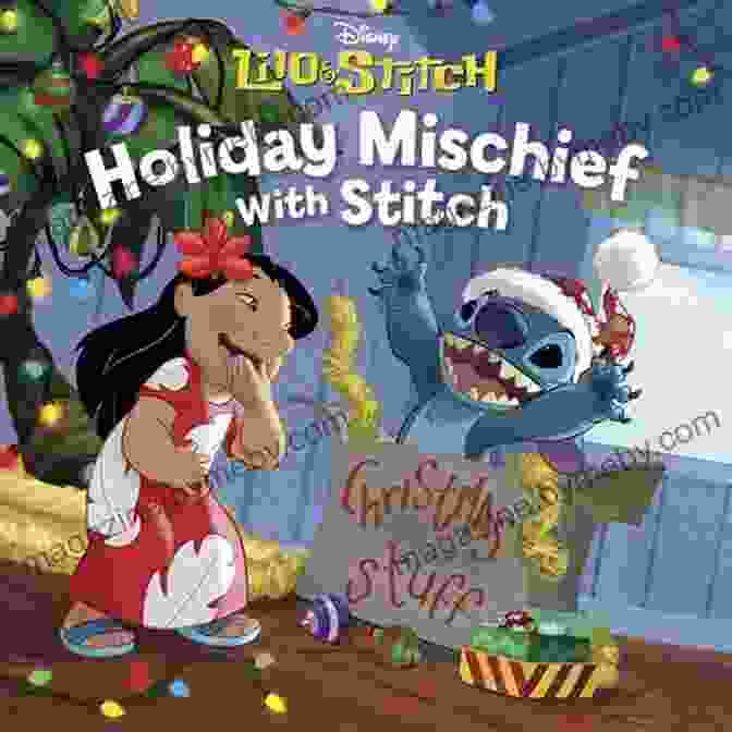 Holiday Mischief With Stitch Jules Archer Book Cover Holiday Mischief With Stitch Jules Archer