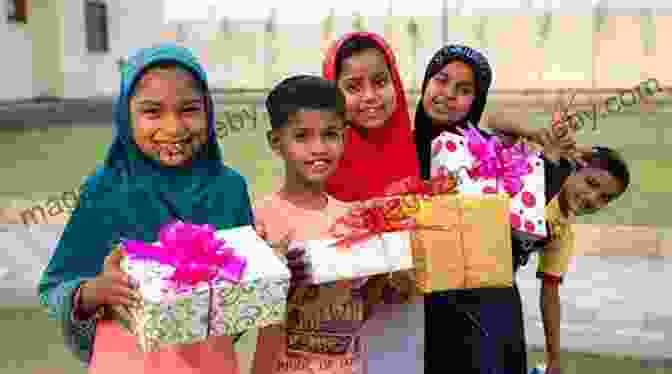 Image Of Children Sharing Gifts During Eid The Best Eid Ever Laura Jacobsen