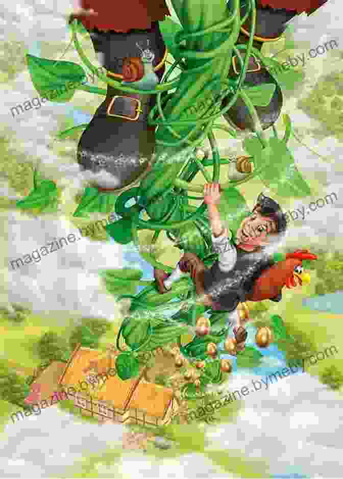 Jacques Climbing The Beanstalk Jacques And De Beanstalk Mike Artell