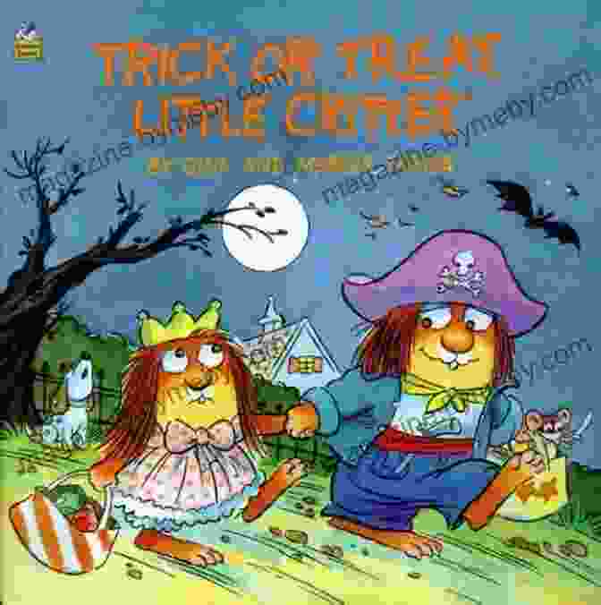 Little Critter Trick Or Treating At A House, With A Friendly Ghost And A Smiling Pumpkin Carved Into The Door Trick Or Treat Little Critter (Pictureback(R))