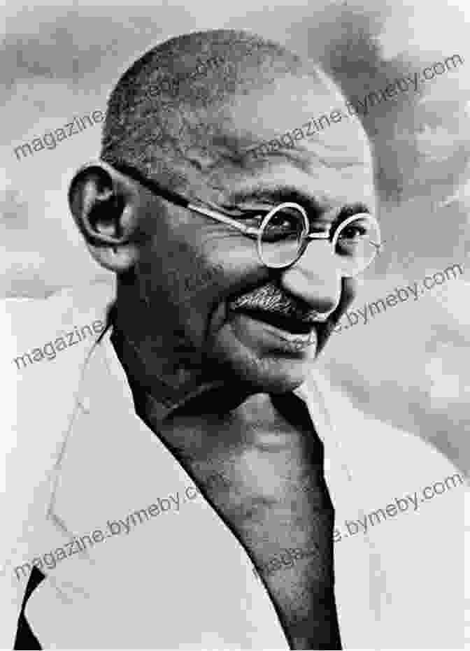 Mahatma Gandhi, A Black And White Portrait Great Soul: Mahatma Gandhi And His Struggle With India