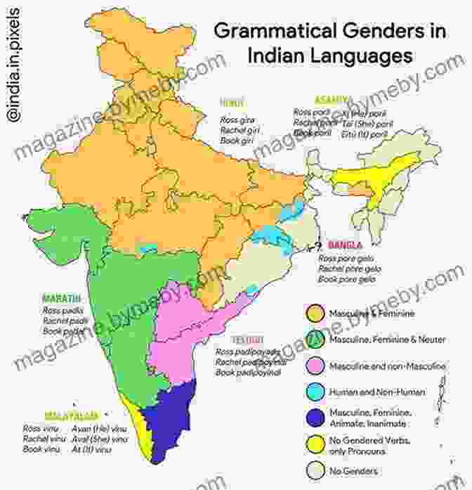 Map Of India Showcasing The Diversity Of Its Languages Wanderers Kings Merchants: The Story Of India Through Its Languages