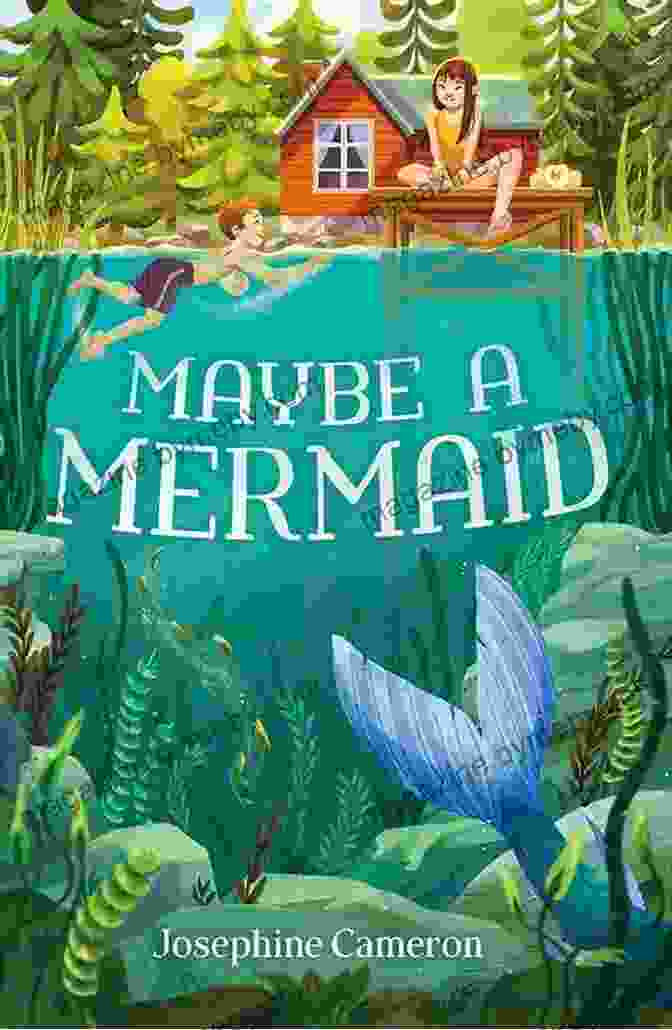 Maybe Mermaid Book Cover With A Young Woman Swimming With Mermaids In A Mystical Underwater World Maybe A Mermaid Josephine Cameron