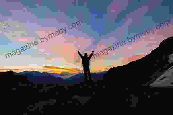 Person Standing On A Mountaintop, Arms Outstretched, Symbolizing The Pinnacle Of Confidence. The Confidence Gap: A Guide To Overcoming Fear And Self Doubt