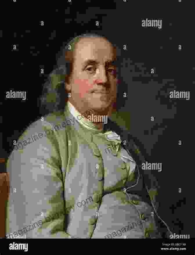 Portrait Of Benjamin Franklin, A Distinguished Founding Father With A Benevolent Smile, Wearing A Fur Hat And Spectacles The Autobiography Of Benjamin Franklin