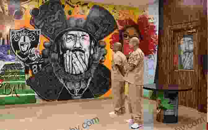 Prisoner Painting A Mural On A Wall The Art Of Crime: Diary Of A Prison Art Tutor