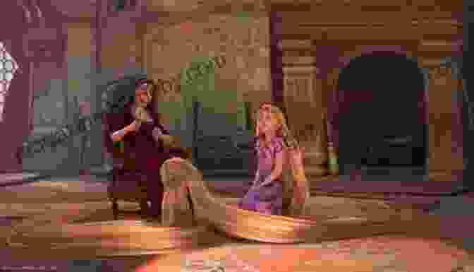 Rapunzel In The Tower Scene From Graphic Novel Rapunzel (Graphic Spin) Josh Walker