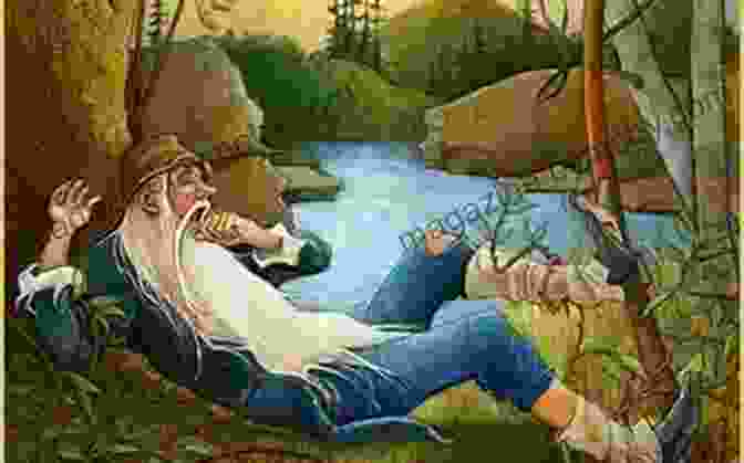 Rip Van Winkle Sleeping Under A Tree, Surrounded By Colorful Autumn Leaves Rip Van Winkle (Rabbit Ears: A Classic Tale)