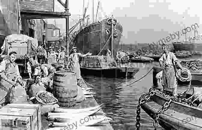 Sailors Unloading A Ship 44 Color Paintings Of Alexey Bogolyubov Russian Seascape Painter (March 16 1824 February 3 1896)