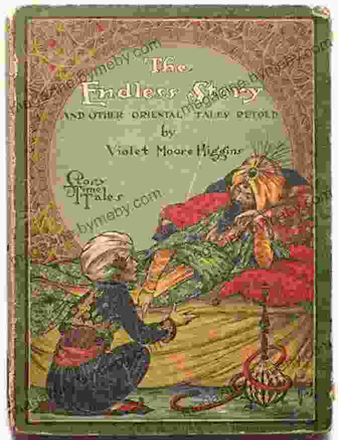 The Endless Story And Other Oriental Tales Retold Illustrated Book Cover With Intricate Illustrations The Endless Story And Other Oriental Tales Retold (Illustrated)