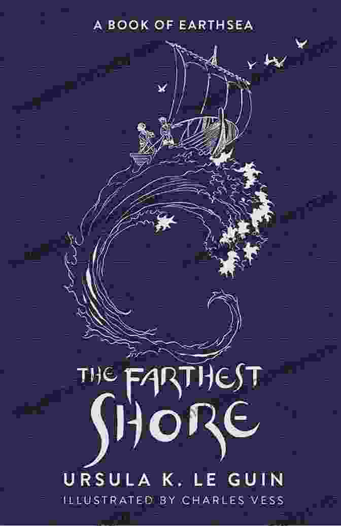 The Farthest Shore Book Cover Featuring A Dragon Flying Over A Stormy Sea The Farthest Shore (The Earthsea Cycle 3)