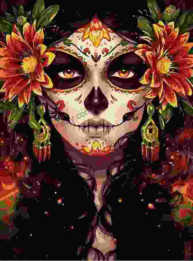 Vibrant And Captivating Artwork In Day Of The Dead With Skeletons, Witches, And Spirit Dogs San Miguel De Allende Secrets: Day Of The Dead With Skeletons Witches And Spirit Dogs