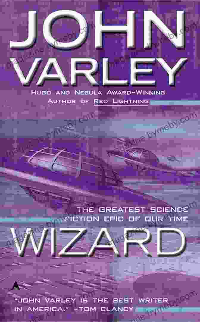 Wizard Gaia Book Cover With A Vast Starscape And A Mysterious Figure In The Foreground Wizard (Gaia 2) John Varley